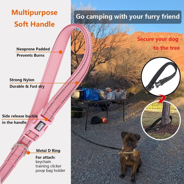 Detalle de Petiry Training Lead 3m reflective long line leash