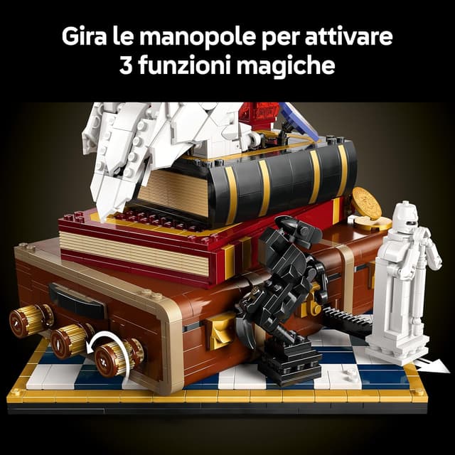 Detalle de LEGO Harry Potter 76466 Pietra Filosofale – Edizione del Collezionista, modellino fai da te con Edvige e minifigure
