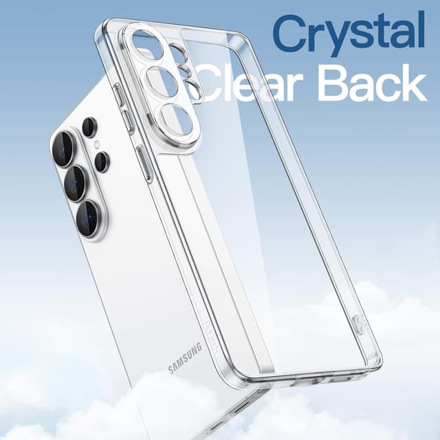 Detalle de JETech Cover per Samsung Galaxy S26 Ultra: protezione completa della fotocamera, anti-graffi e trasparente