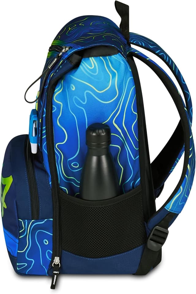 Thumbnail 6 de Seven Zaino doppio scomparto estensibile Blu, maxi capienza da scuola e viaggio