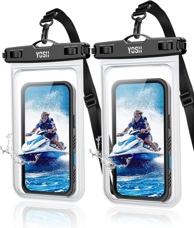 Detalle de YOSH Waterproof Phone Pouch 8.5in 2-Pack