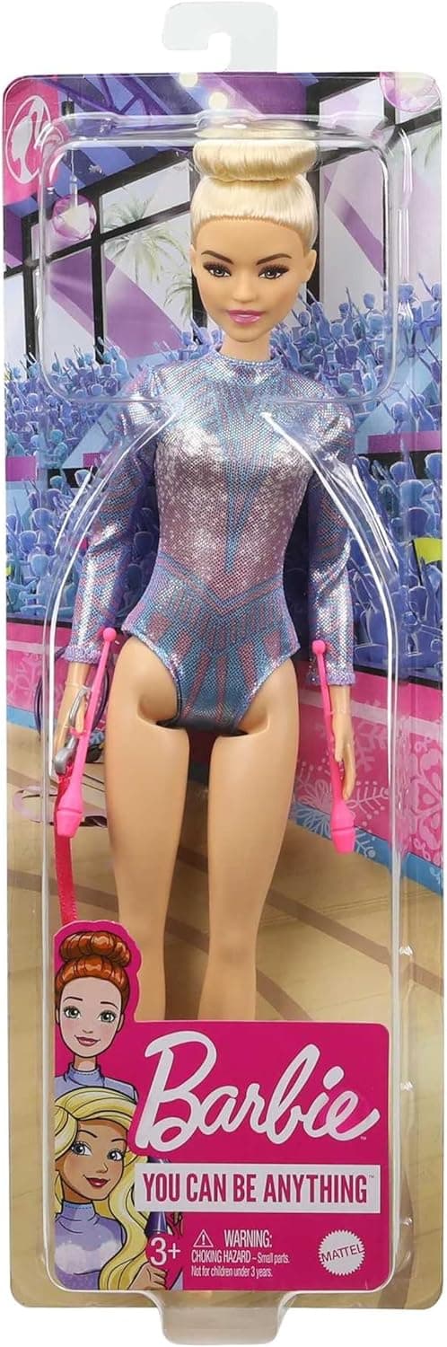 Thumbnail 5 de Barbie Quiero ser Gimnasta Rítmica 🏆 Muñeca Rubia y Accesorios