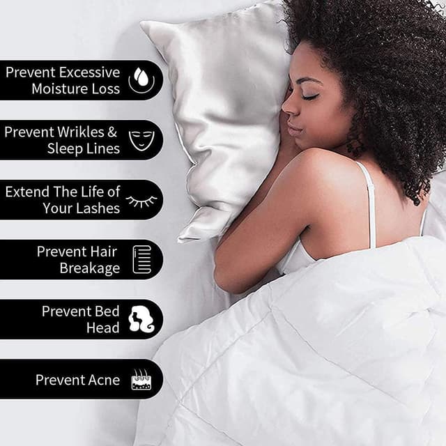 Detalle 2 de Federa in seta naturale 22 momme 50x75