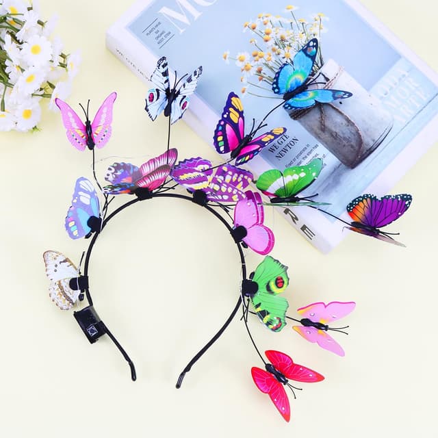 Thumbnail 3 de Schmetterling Haarreif Leuchtend đ