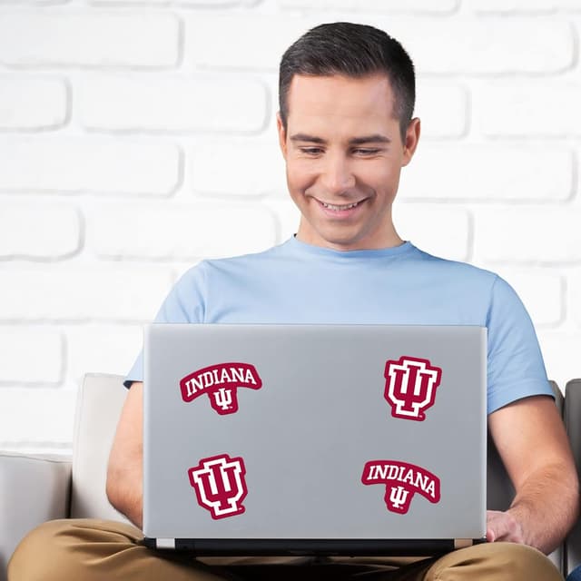 Detalle de Rico Industries NCAA California Golden Bears Die Cut 4-Piece The Quad Sticker Sheet