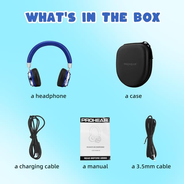 Thumbnail 6 de PROHEAR 010 Pro Active Noise Cancelling Headphones 85dB