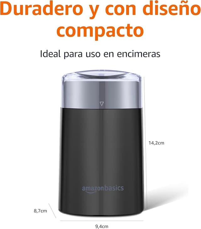 Thumbnail 4 de Amazon Basics Molinillo de café eléctrico ☕️ Negros