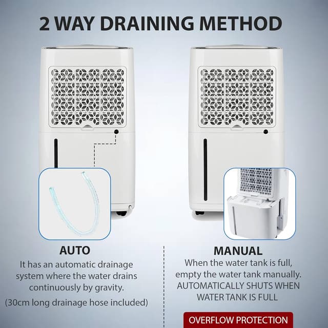 Detalle 2 de Belaco 20L dehumidifier for damp control