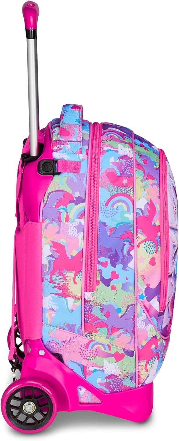 Detalle de SJ GANG STYLE JAM GANG GANG Trolley Scuola Cuccioli New Tech 3 in 1 con carrello sganciabile, rosa