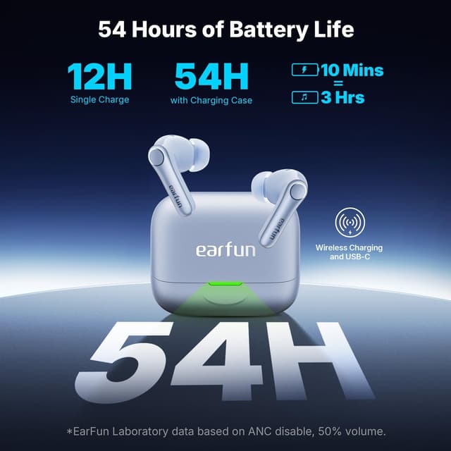 Thumbnail 5 de EarFun Air Pro 4+ Adaptive Noise Cancelling Earbuds