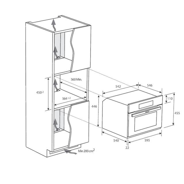 Thumbnail 1 de Haier HOR45C5FT horno compacto 45 cm ✅