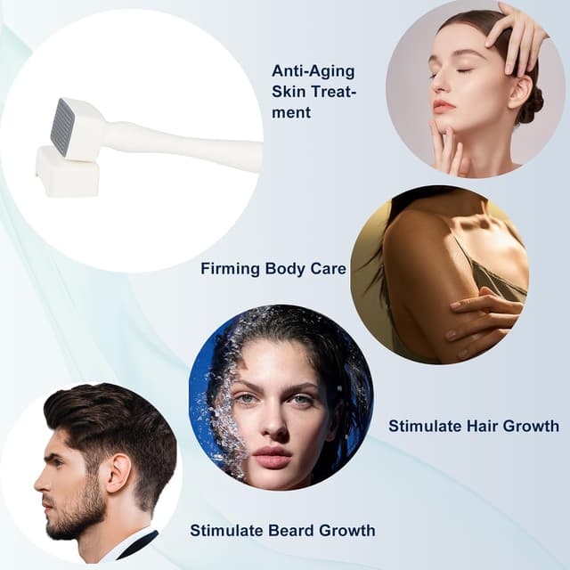 Detalle 2 de Derma Stamp 140 Titannadeln 0–2,0 mm 💆