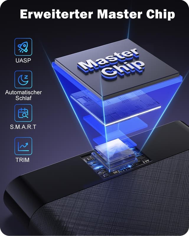 Thumbnail 2 de POSUGEAR Festplattengehäuse 2,5 Zoll USB C 3.1 6 Gbps