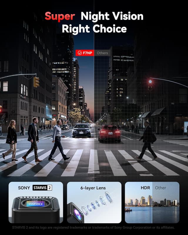 Thumbnail 2 de REDTIGER F7NP 4K dash cam