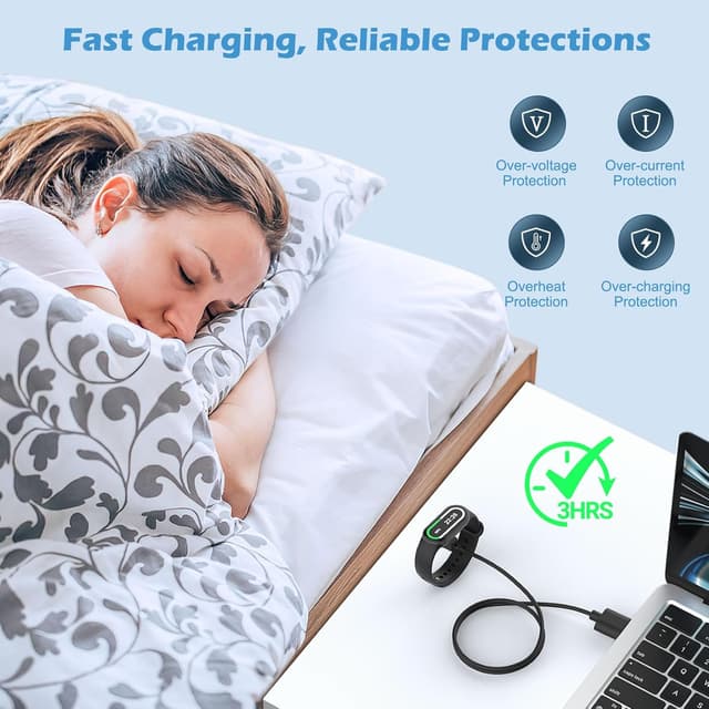 Thumbnail 3 de MoKo Charger for Xiaomi Smart Band 9 1m cable