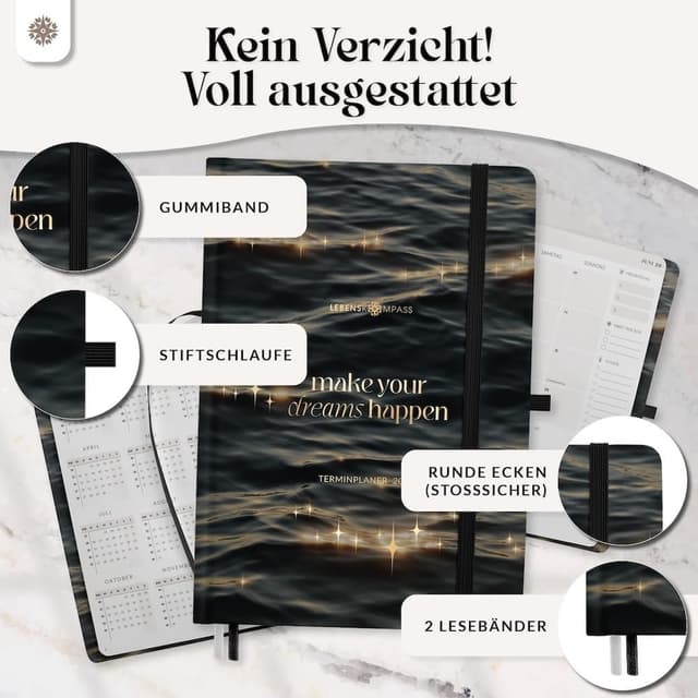 Thumbnail 6 de A5 Lebenskompass Kalender 2026 Terminkalender