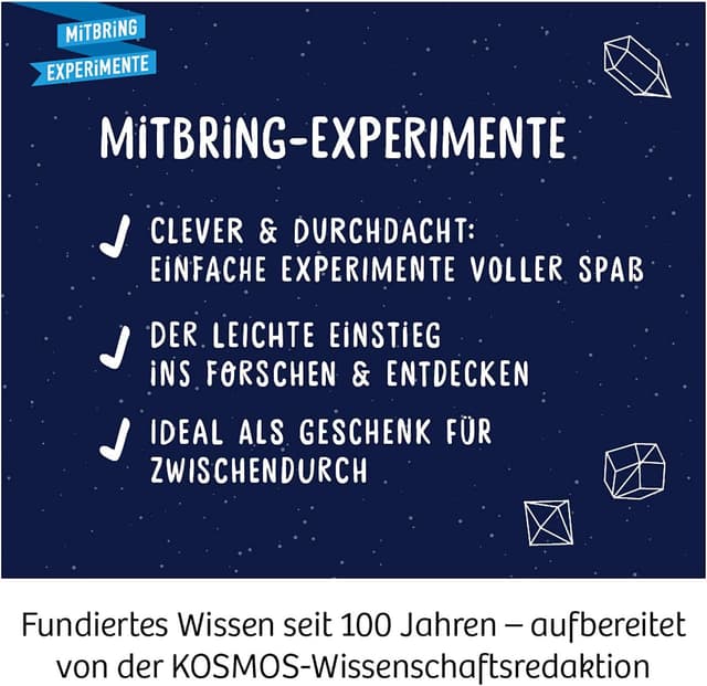 Thumbnail 5 de Kosmos Kristall-Zucht Experimentierkasten: coltiva cristalli blu, rosso e giallo