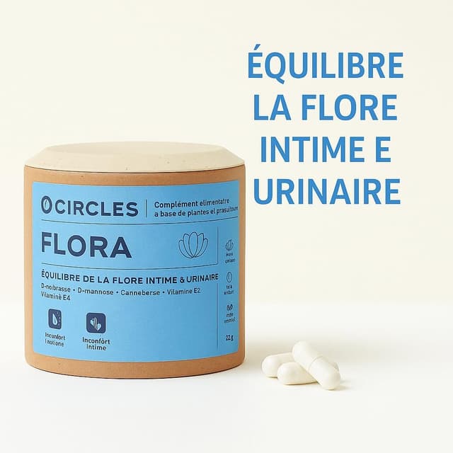 Detalle de Probiotique Flore Intime & urinaire – Complément alimentaire à base de plantes et probiotiques, 60 gélules gastro-résistantes