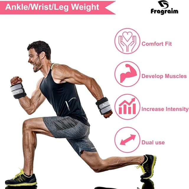 Thumbnail 5 de Ankle Weights 1–3 kg Pair for Strength Training