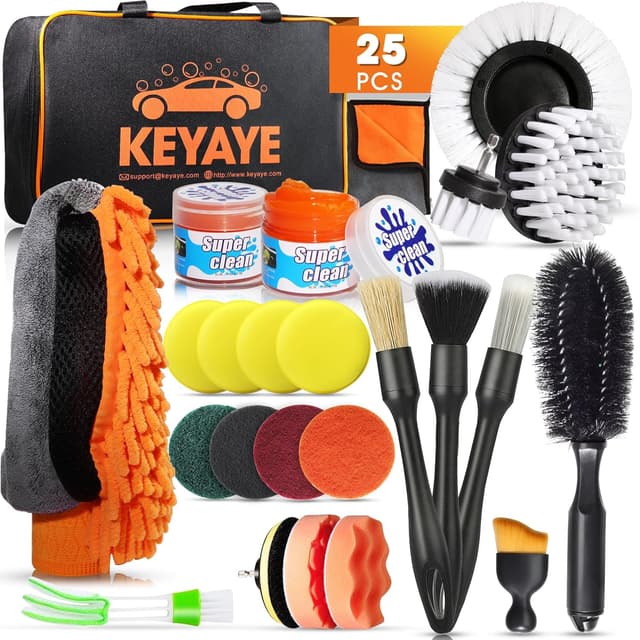 Imagen de KEYAYE 25 Pcs Car Cleaning Kit en OfertitasTOP