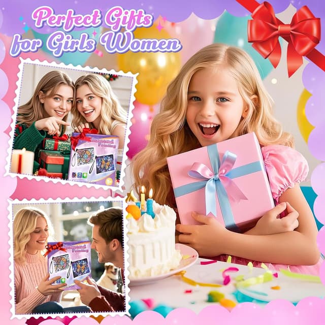 Thumbnail 5 de Diamond Art Crafts Kit for Ages 6–12 🎨