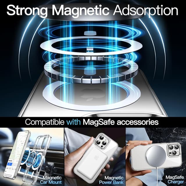 Thumbnail 3 de JETech Magnetic Case for iPhone 16 Pro 6.3-Inch