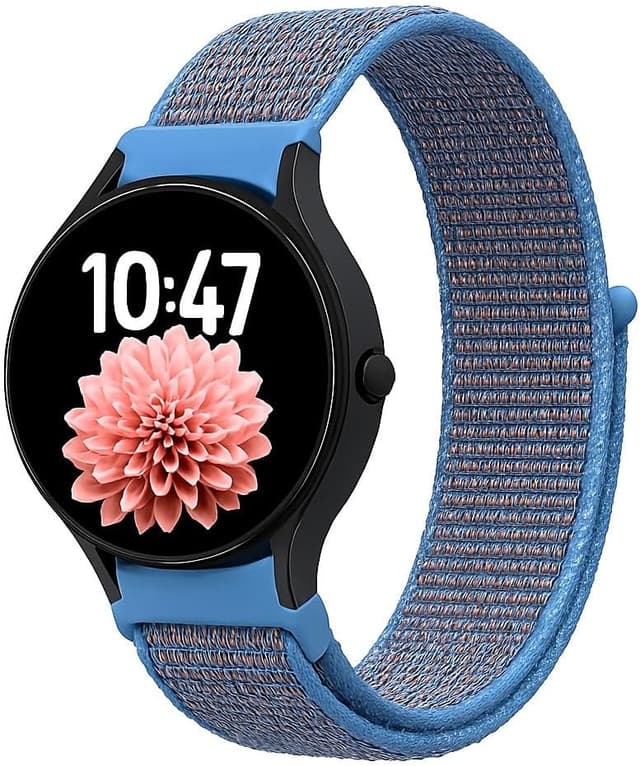 Detalle de Nylon replacement strap for Reflex Active smartwatches (Series 4/5/6/7/9/10/12/13/14/15/16/23/26)