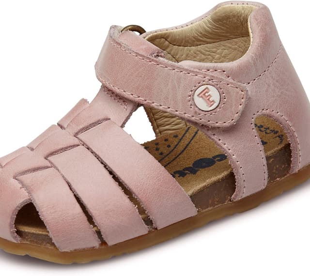 Detalle de Falcotto Halbgeschlossene Ledersandalen mit Dinosaurierdruck