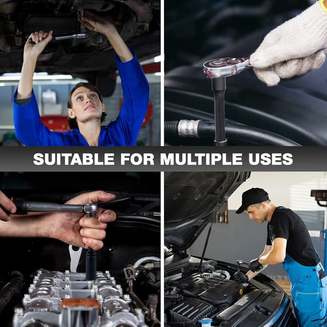 Thumbnail 6 de EACELIY 29pcs 1/2" Impact Socket Set 29pc