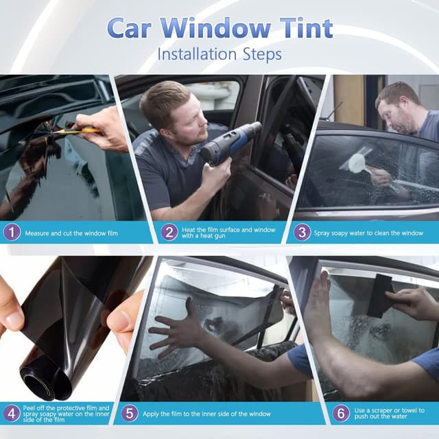 Thumbnail 5 de 5% VLT Ceramic Car Window Tint Film 20in x 20ft