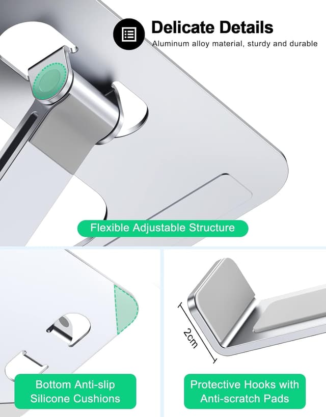 Thumbnail 5 de RIWUCT Foldable Laptop Stand 10–16"