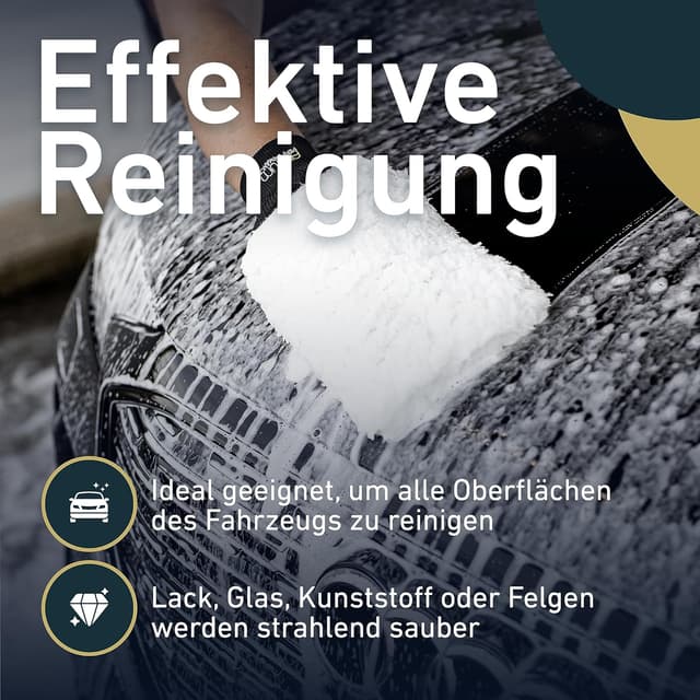 Detalle de Aurum-Performance Profi Autowaschhandschuhe aus Microfaser (2er-Set) – schonende Autopflege per Handwäsche