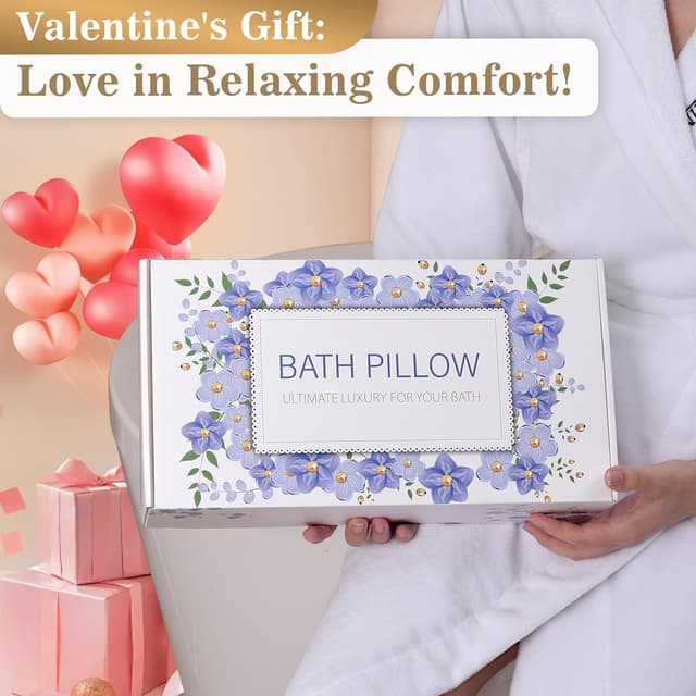 Thumbnail 6 de Bath Pillow Luxury Bathtub Pillow 17x18.5in