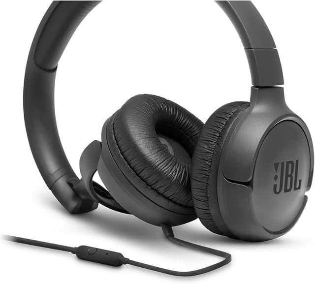 Detalle de JBL Tune 500 auriculares supraaurales negros