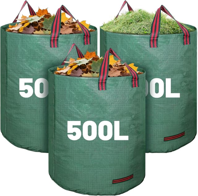 Detalle de 500L Heavy Duty Garden Bag 3 Pack