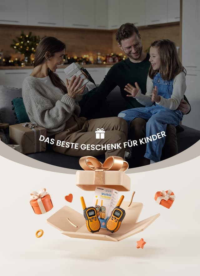 Thumbnail 6 de FOREDOM Wiederaufladbare Walkie Talkies 3–12 Jahre