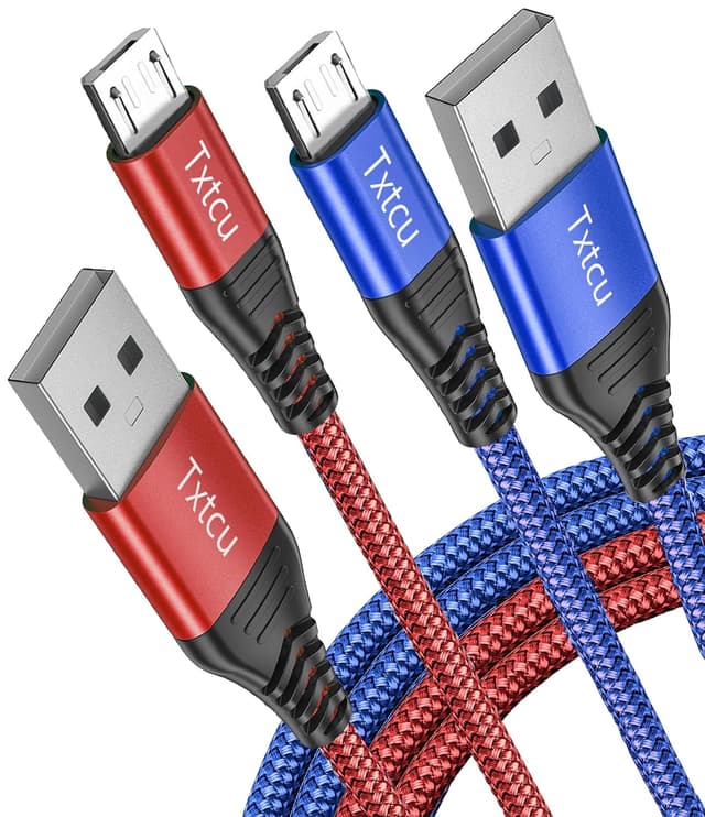 Thumbnail 6 de Txtcu Micro USB Cable 3m pack — braided charger