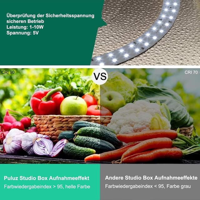 Thumbnail 1 de PULUZ Fotobox 30x30cm Dimmbare Lichtbox