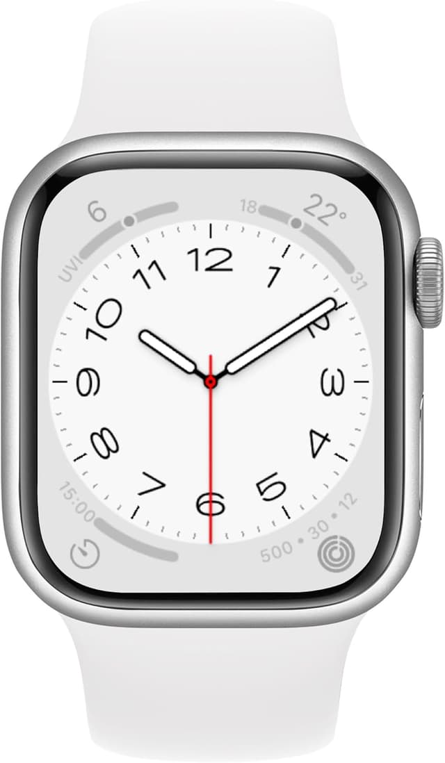 Detalle de Bracelet Sport ELETTRONEO SBC1 en silicone pour Apple Watch (Ultra 3/9 à 1/SE) blanc