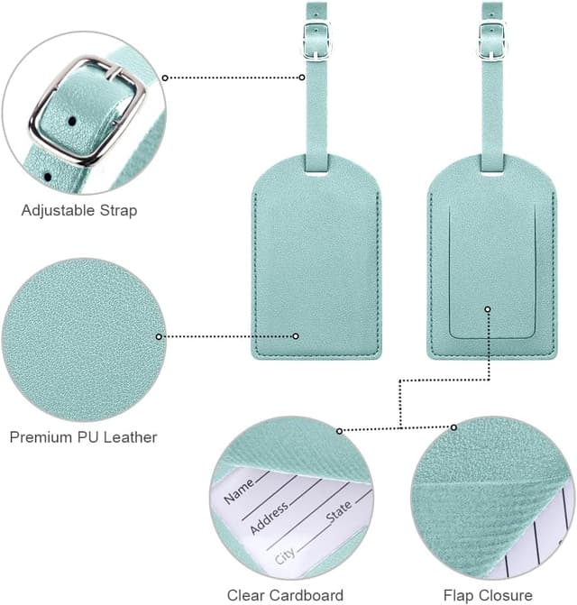 Thumbnail 3 de Flintronic étiquettes en cuir lot de 4