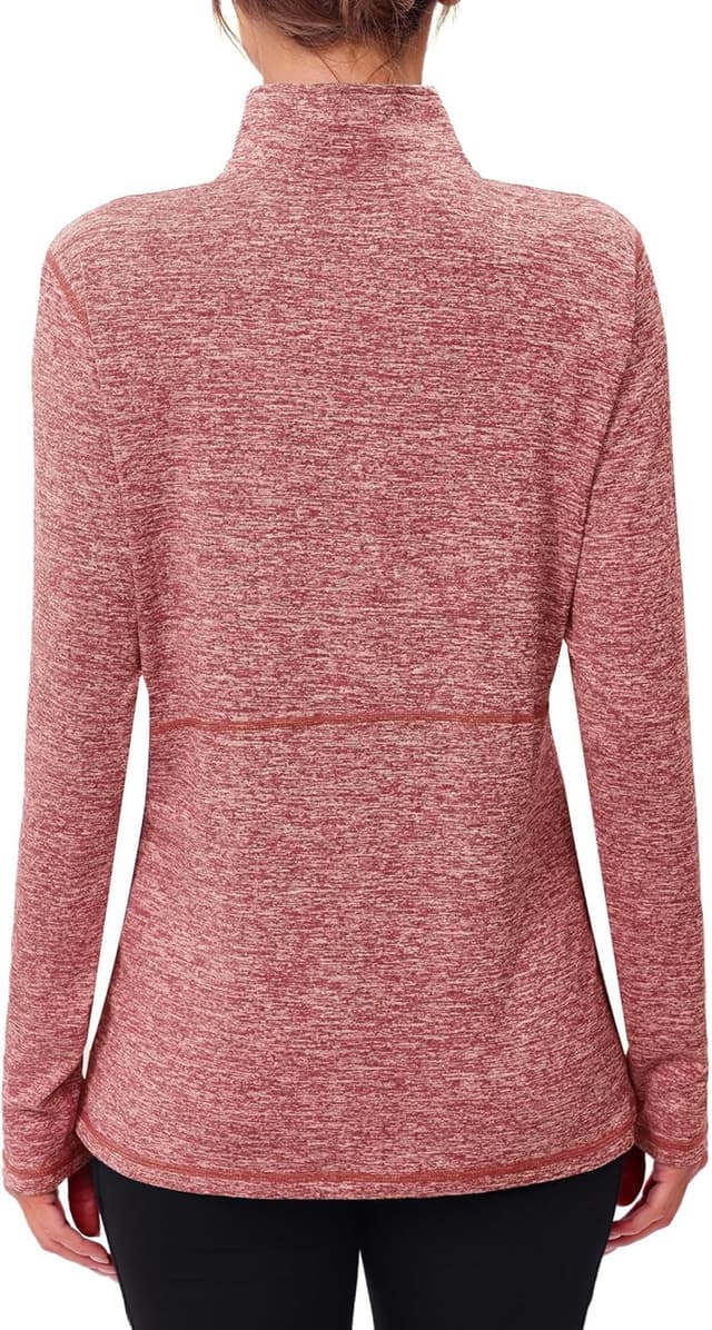 Detalle de Terecey Tee Shirt Sport femme à manches longues avec zip 1/4