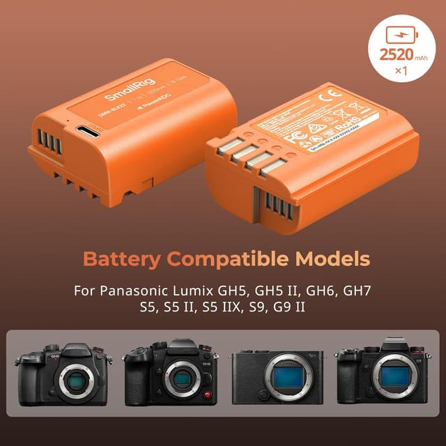 Detalle 2 de SMALLRIG DMW-BLK22 Ersatzakku 2520mAh