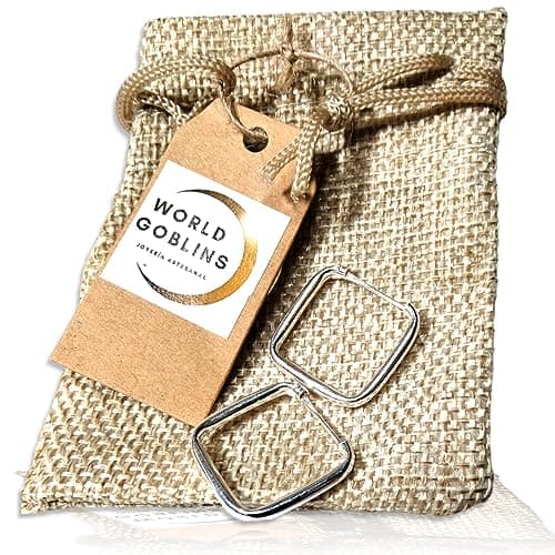 Detalle 2 de WORLD GOBLINS Aro cuadrado 22 mm