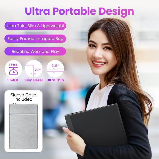 Thumbnail 5 de Upperizon Portable Monitor 15.6-inch FHD