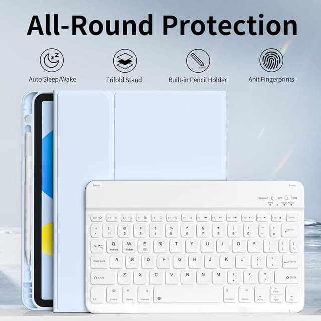Thumbnail 4 de KVTVOU Keyboard Case for iPad 11th Gen A16 2025
