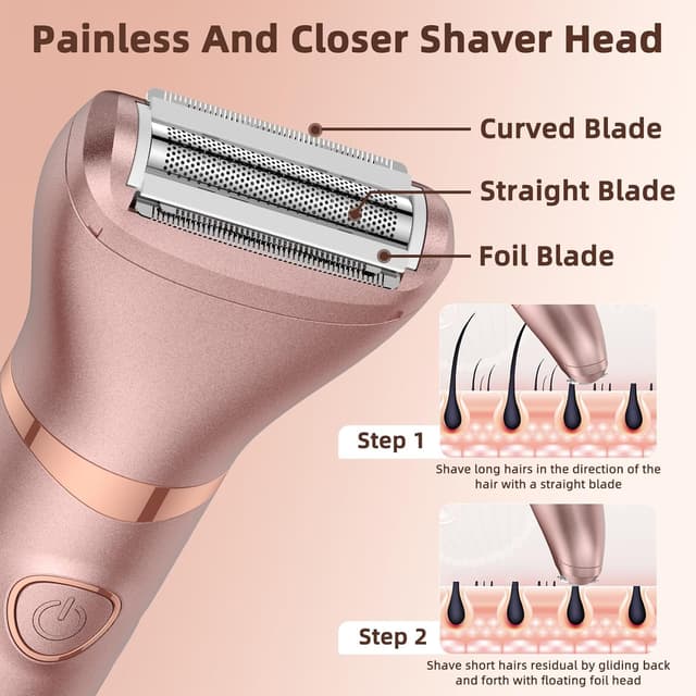 Detalle de Bilitase Lady Shaver 3 in 1 5V Wet & Dry