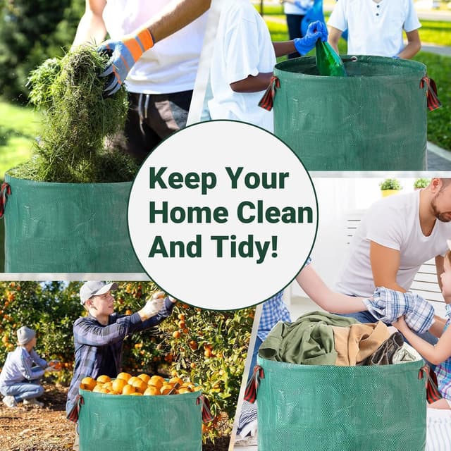 Detalle de Velway Heavy-duty Garden Waste Bags 272L