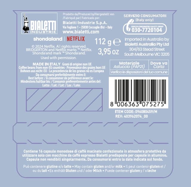 Thumbnail 1 de Bialetti Bridgerton Cápsulas Royal Regency 🍵