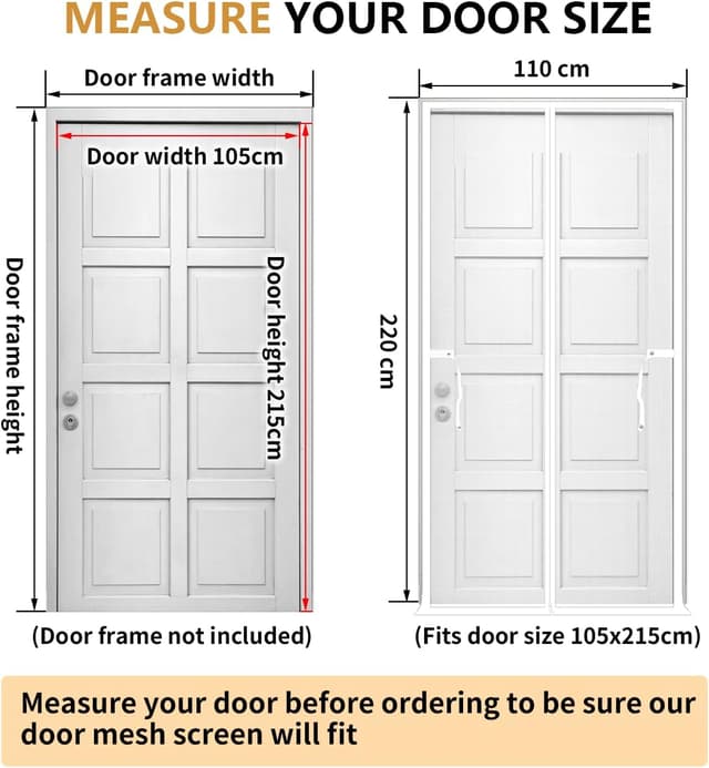 Detalle 2 de LAIJIANG reinforced cat screen door 110x220cm