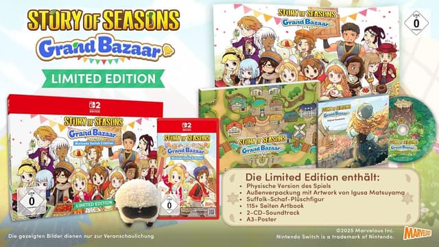 Detalle 2 de Story of Seasons Grand Bazaar Limited Edition Switch 2